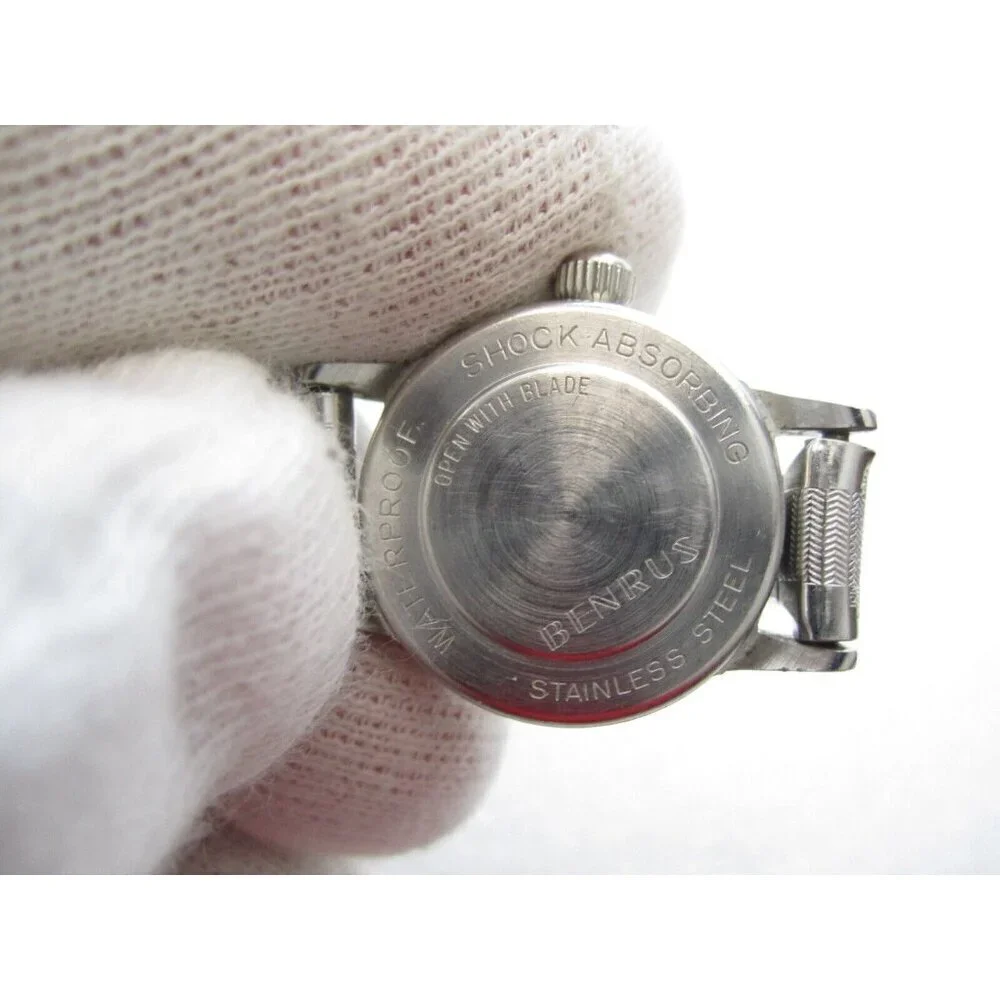 Vtg Women Benrus Hand Wind Analog 20mm Round Watch‎ (H541)
